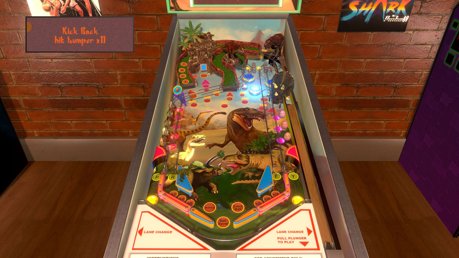 Screenshot for Jurassic Pinball