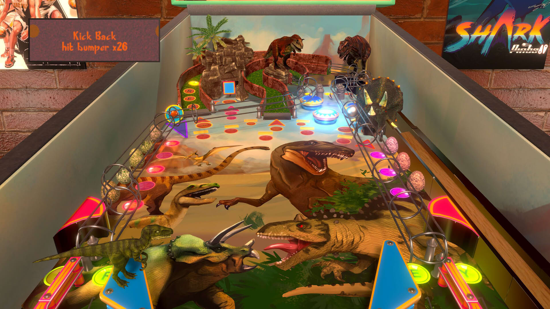 Screenshot for Jurassic Pinball