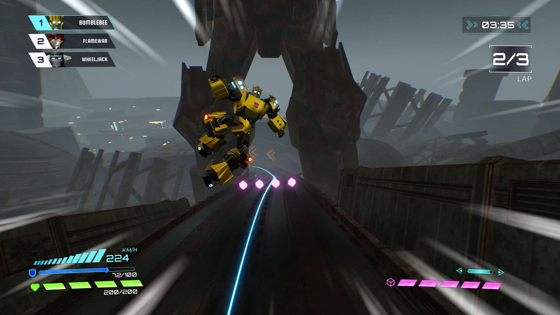 Screenshot for Transformers: Galactic Trials