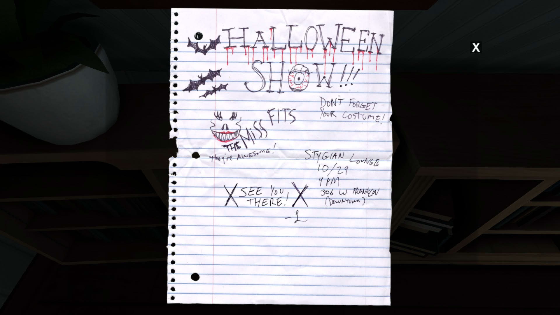 Screenshot for Gone Home