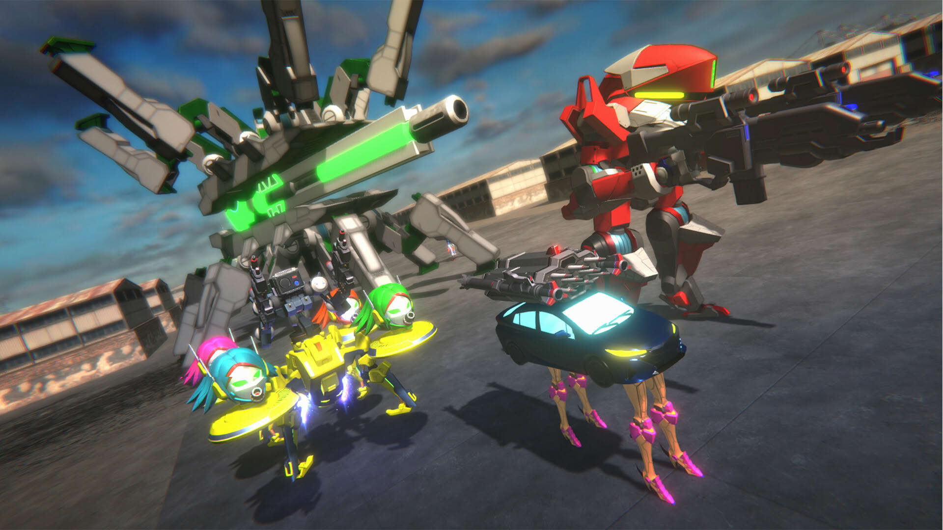 Screenshot for Custom Mech Wars