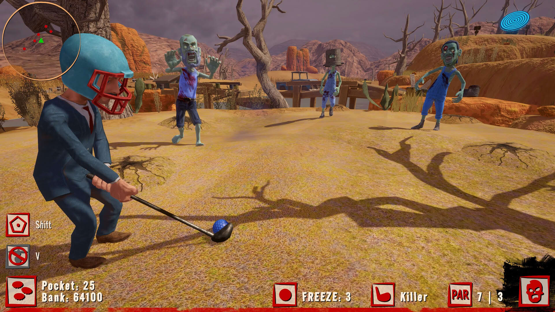 Screenshot for Golf vs. Zombies