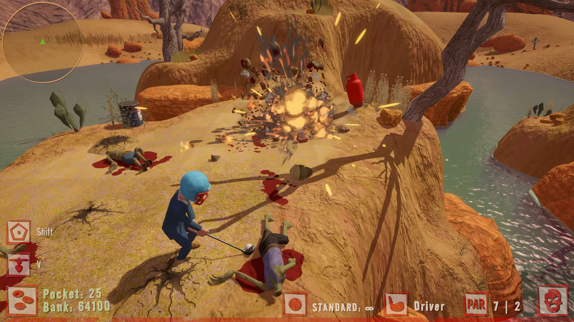 Screenshot for Golf vs. Zombies