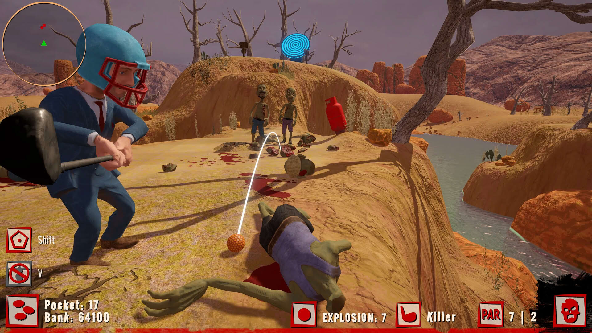 Screenshot for Golf vs. Zombies