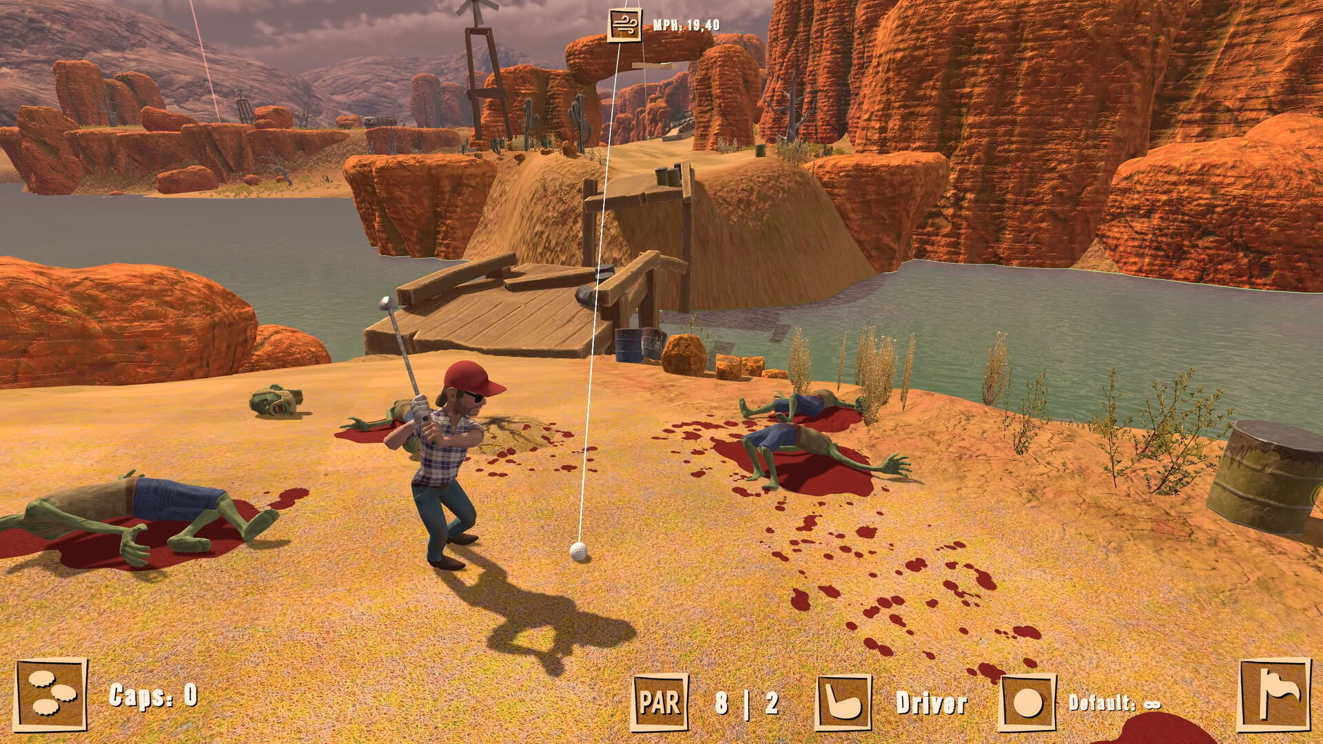 Screenshot for Golf vs. Zombies