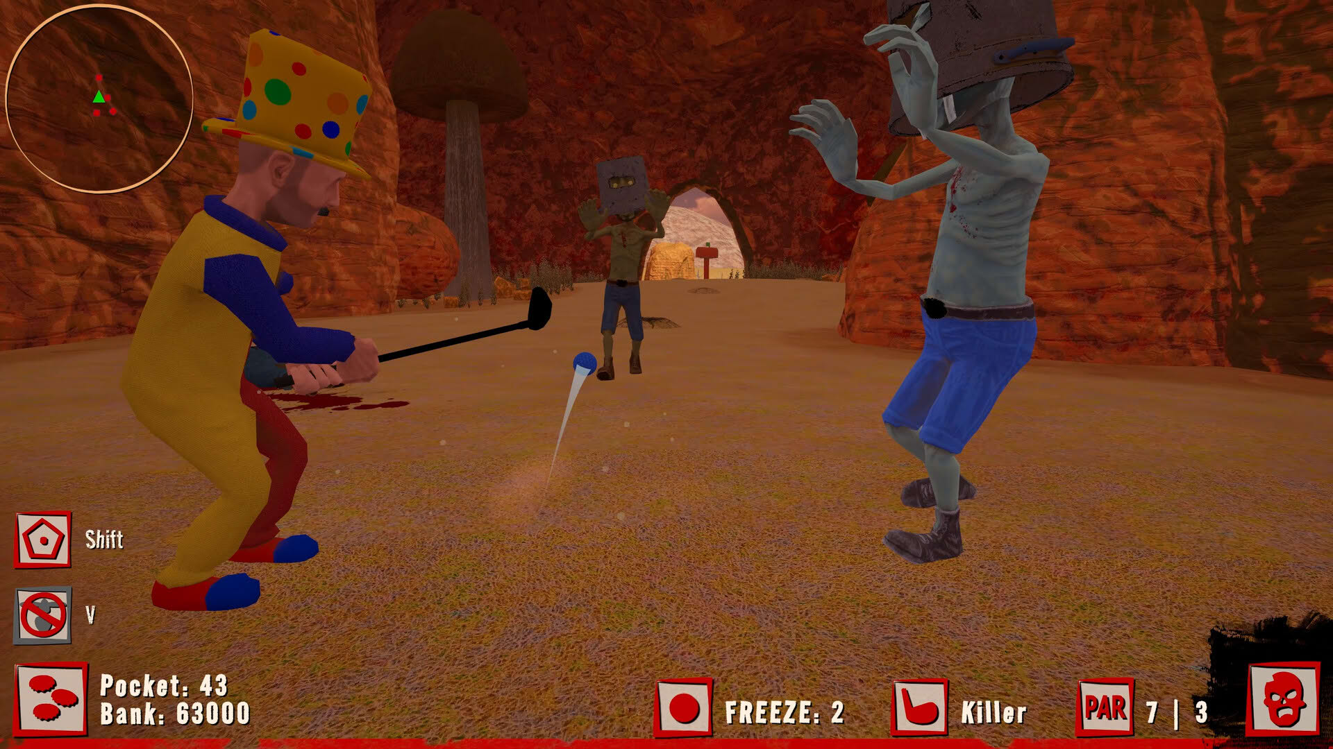 Screenshot for Golf vs. Zombies