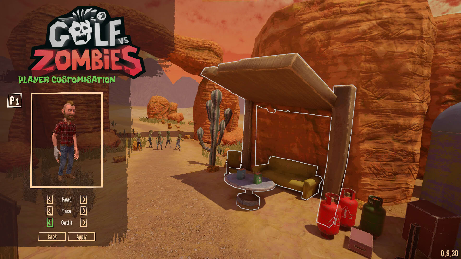 Screenshot for Golf vs. Zombies