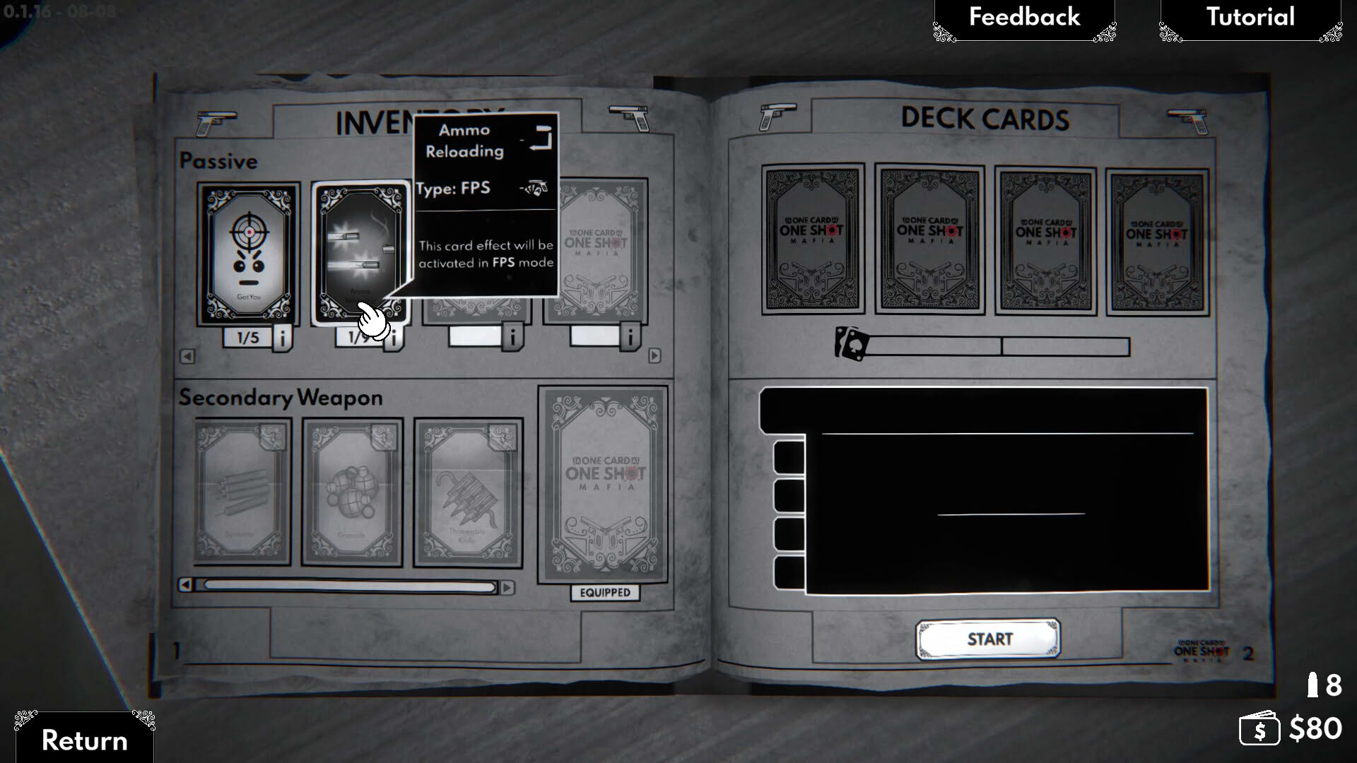 Screenshot for One Card One Shot: Mafia