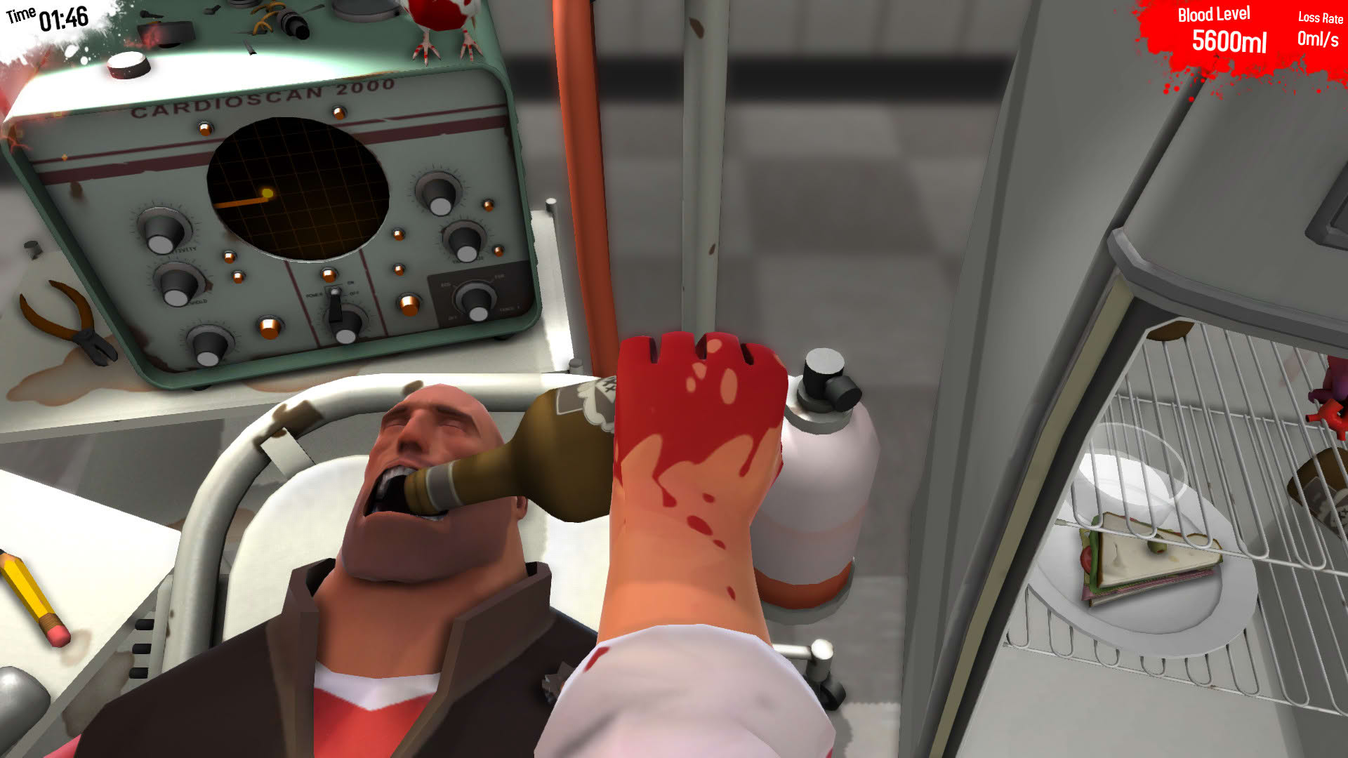 Screenshot for Surgeon Simulator 2013