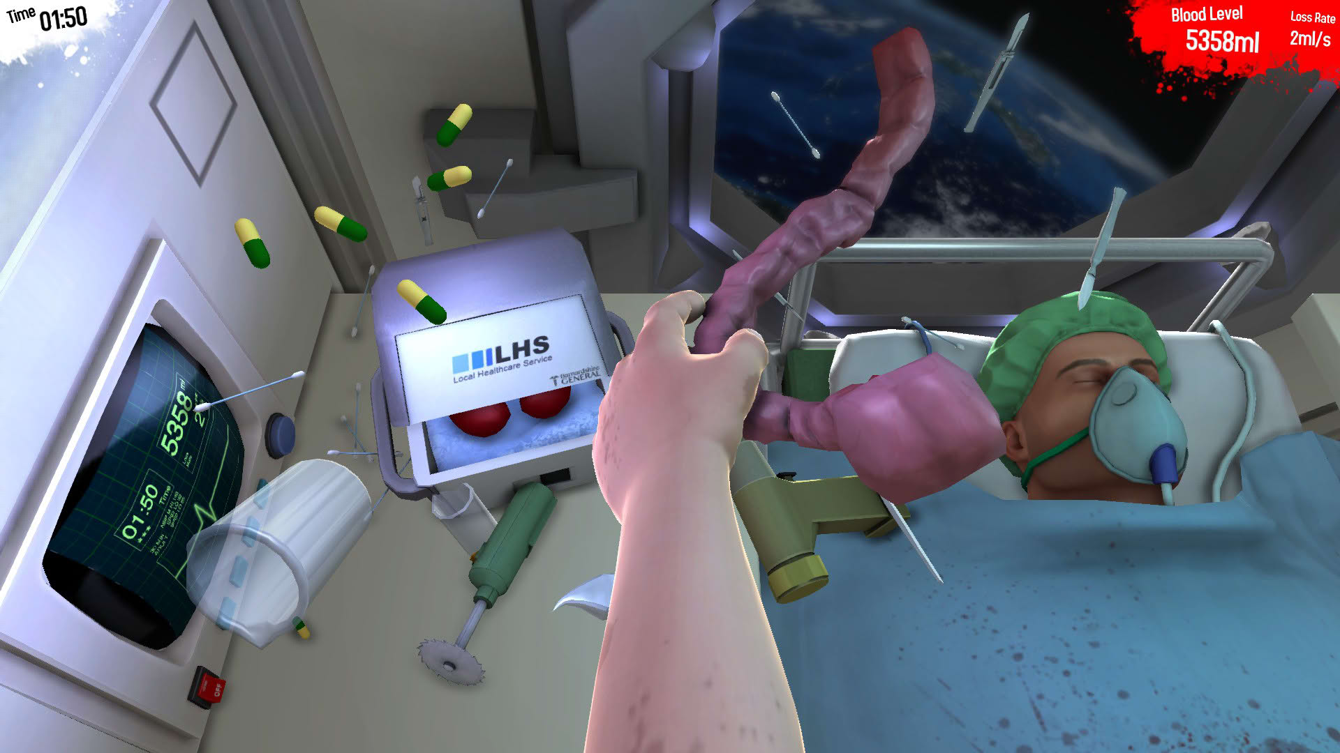 Screenshot for Surgeon Simulator 2013