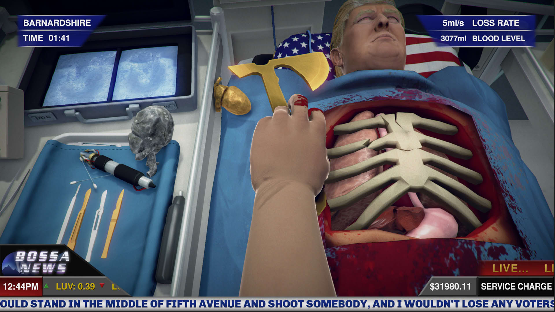 Screenshot for Surgeon Simulator 2013