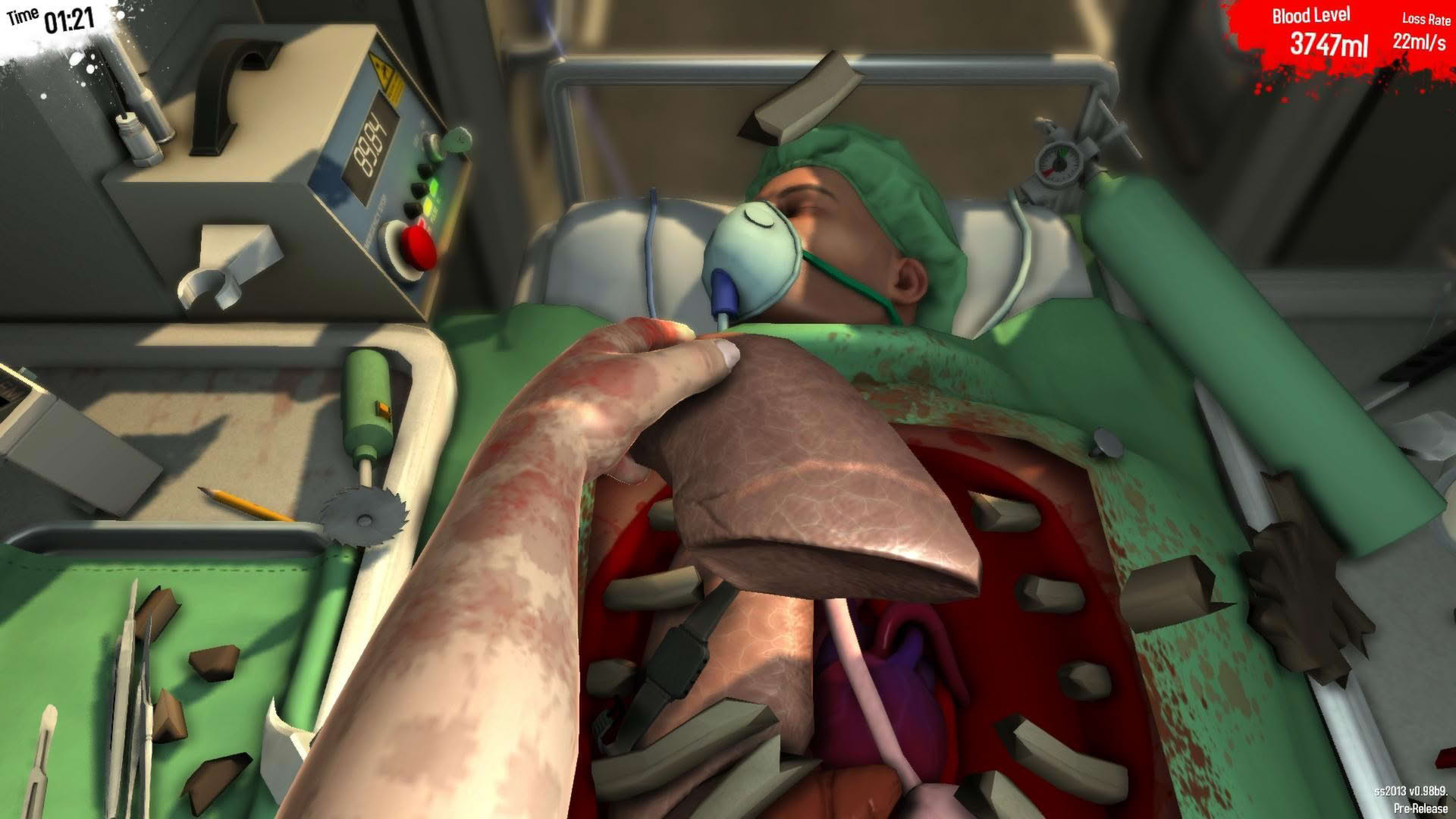 Screenshot for Surgeon Simulator 2013