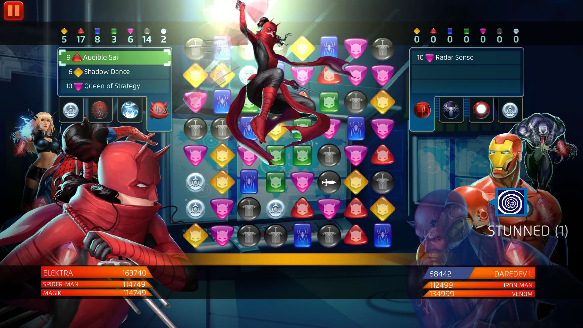 Screenshot for Marvel Puzzle Quest