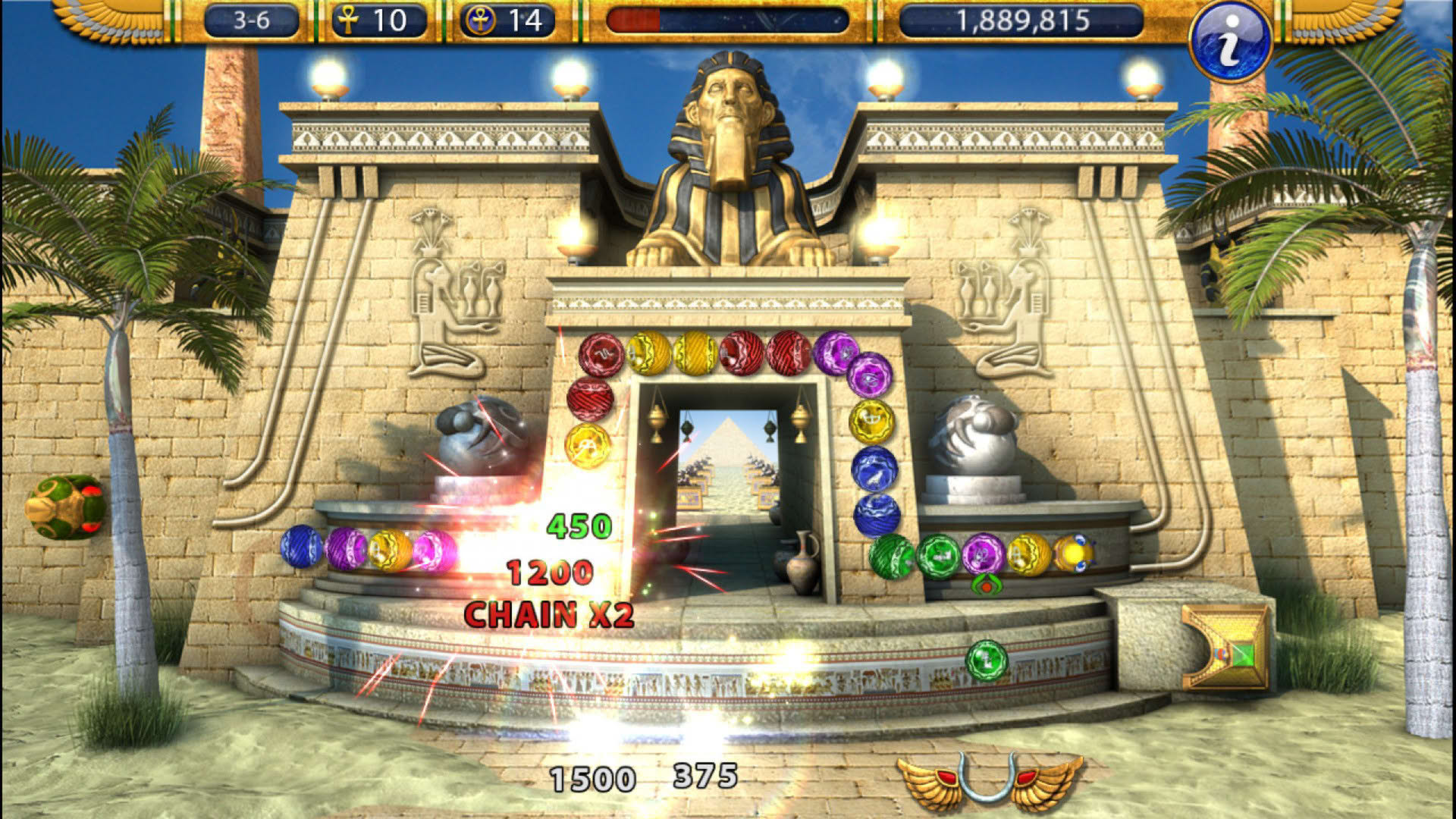Screenshot for Luxor 2 HD