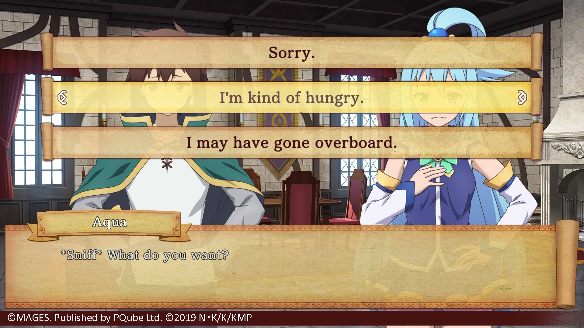 Screenshot for Konosuba: God's Blessing on This Wonderful World! Love for These Clothes of Desire!