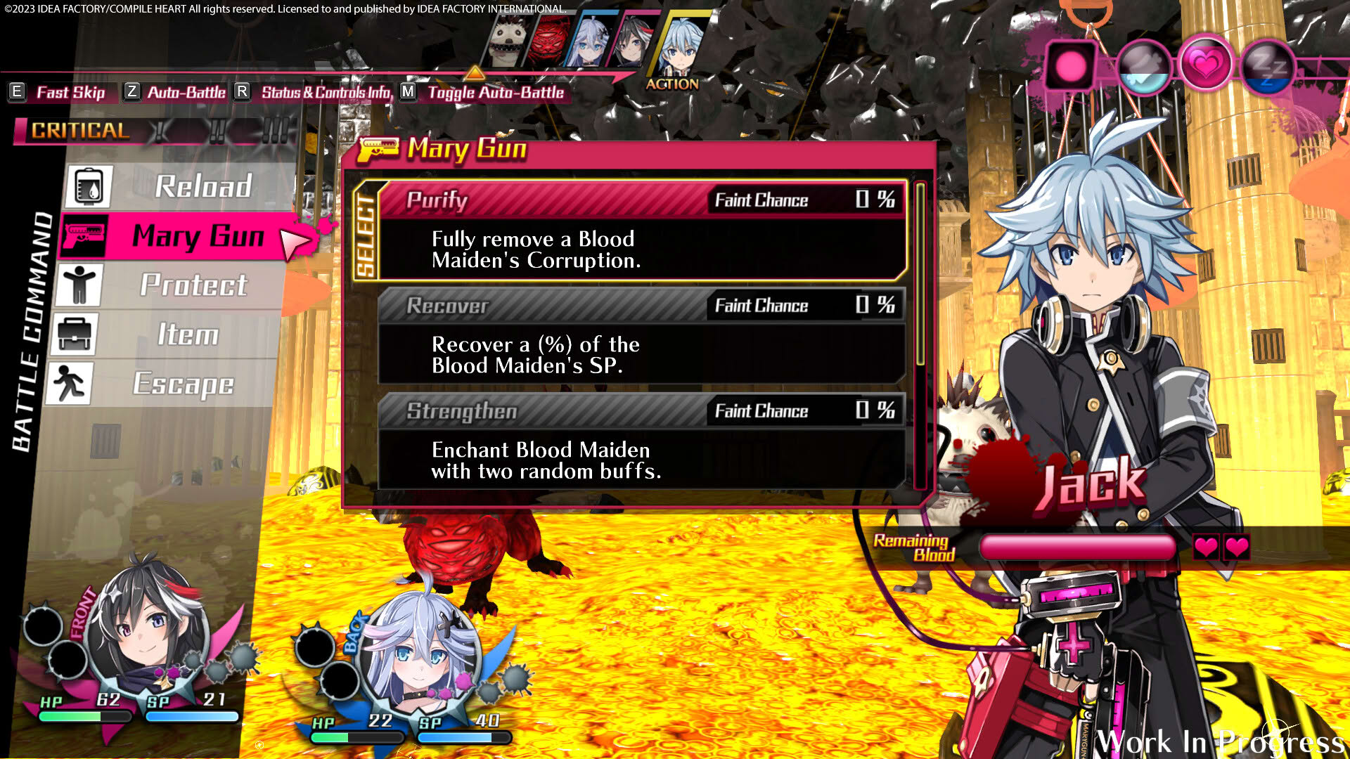 Screenshot for Mary Skelter Finale