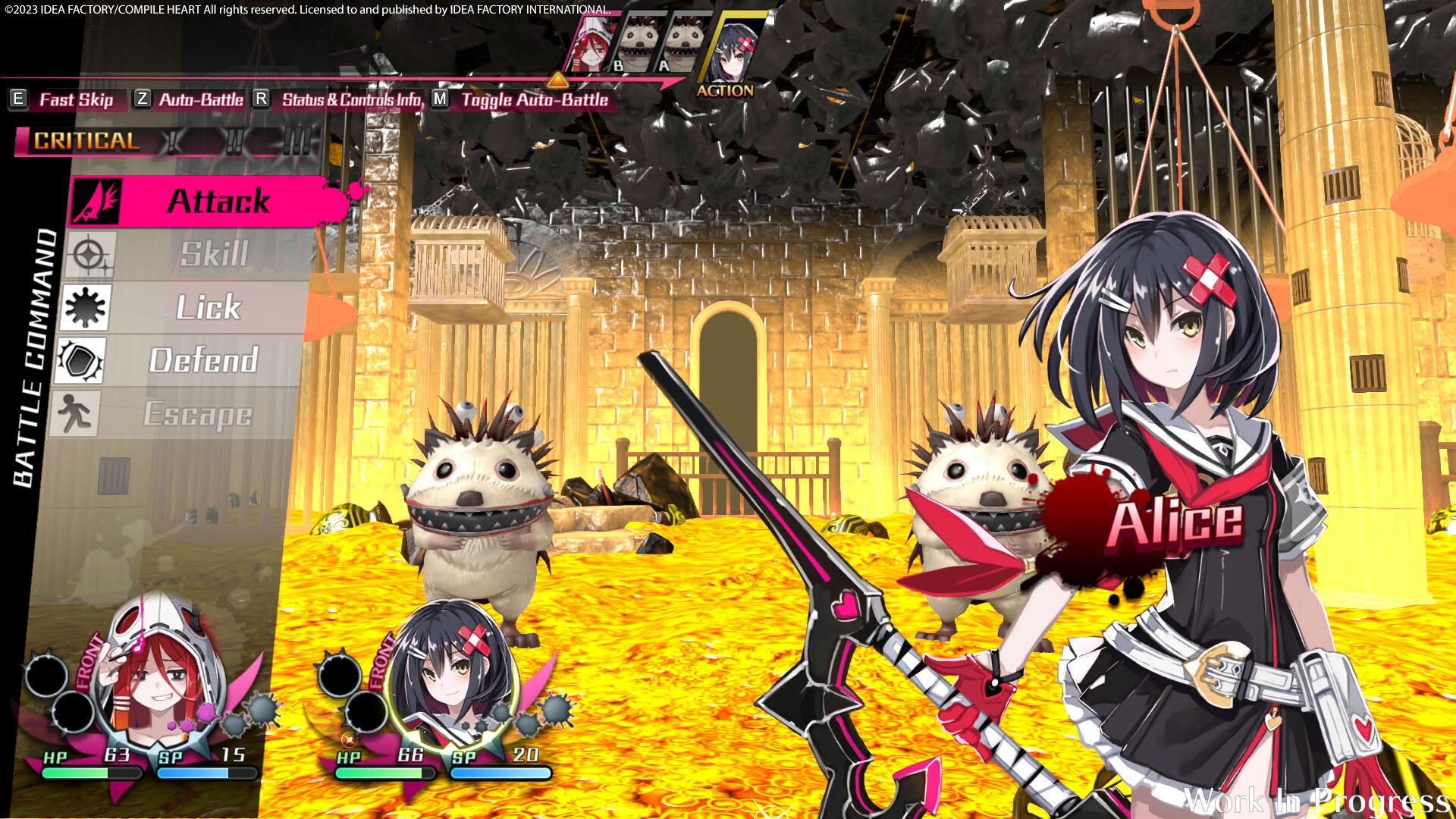 Screenshot for Mary Skelter Finale