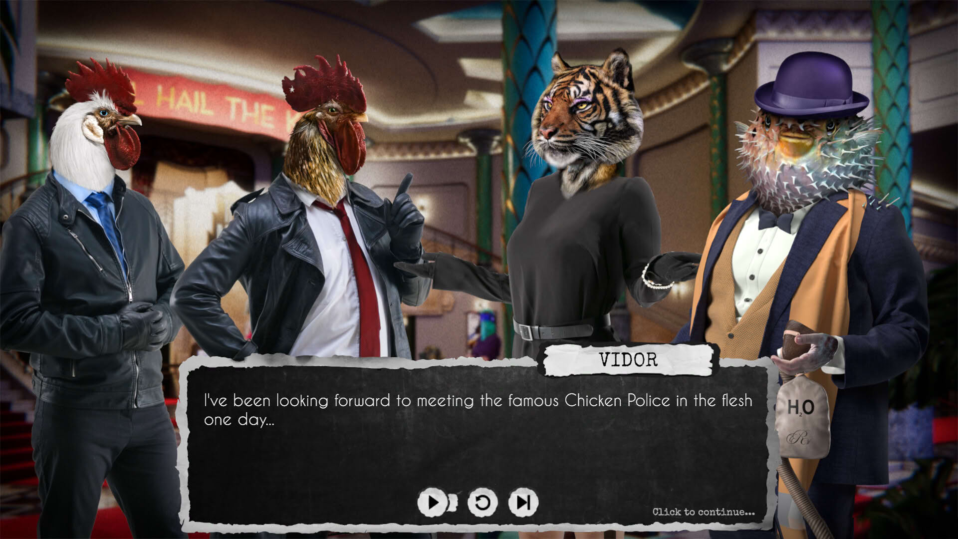Screenshot for Chicken Police: Into the Hive!