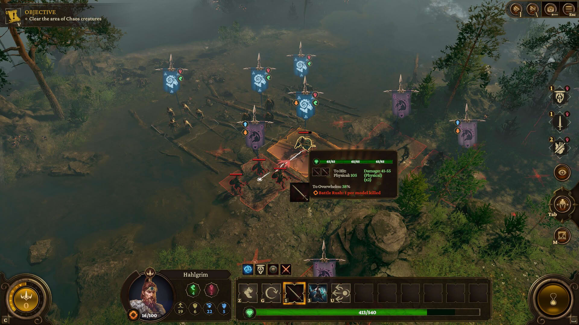 Screenshot for RuneQuest: Warlords