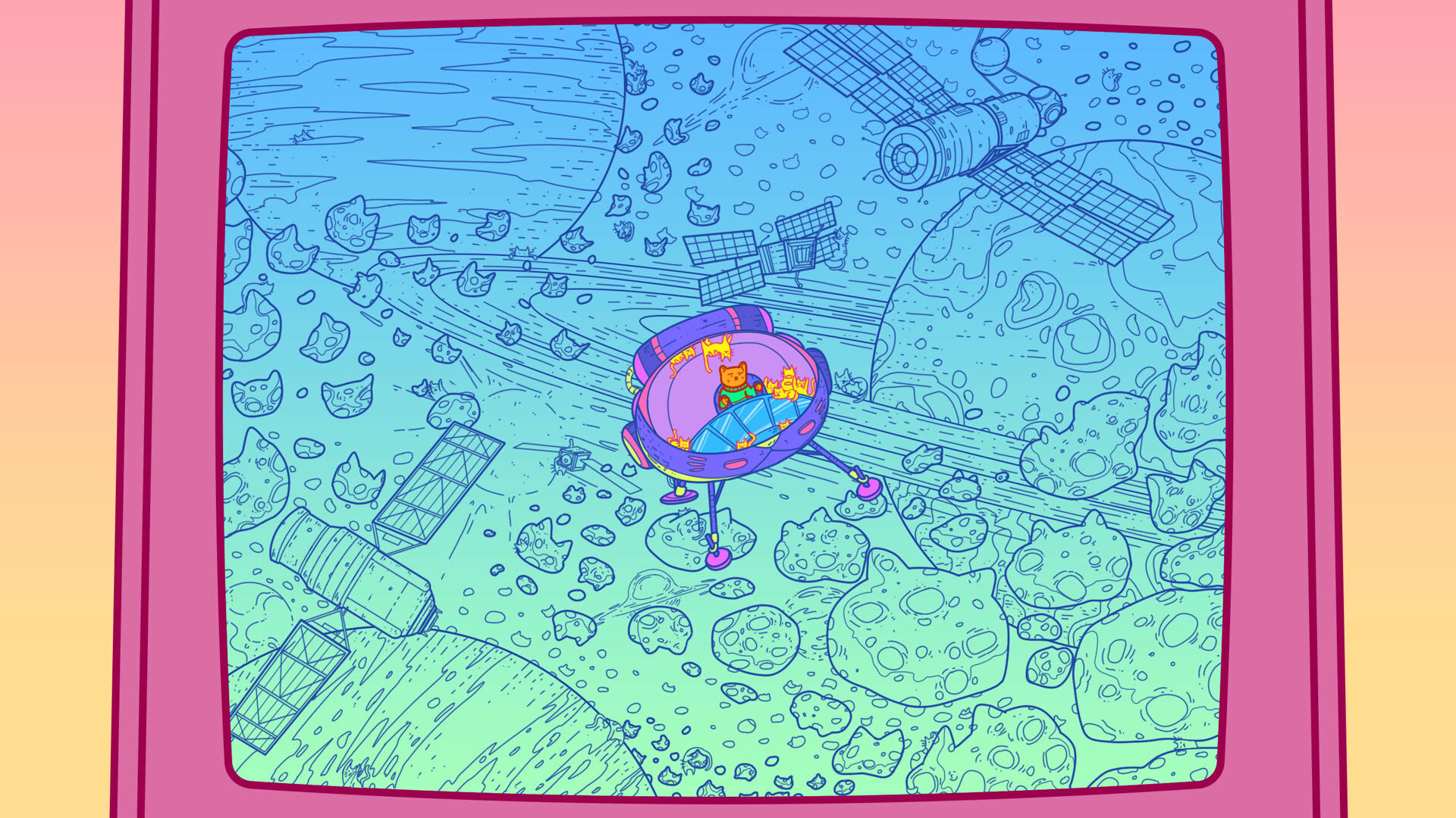 Screenshot for An Arcade Full of Cats