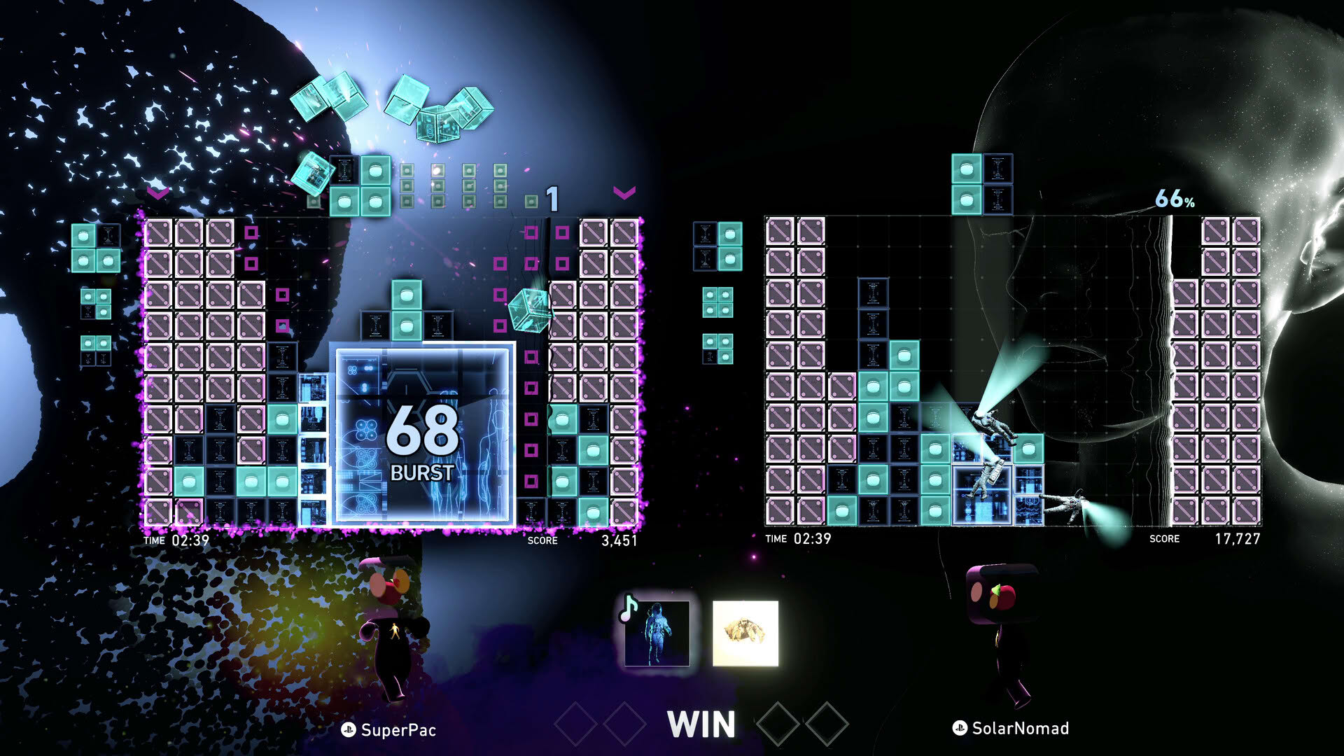 Screenshot for Lumines Arise