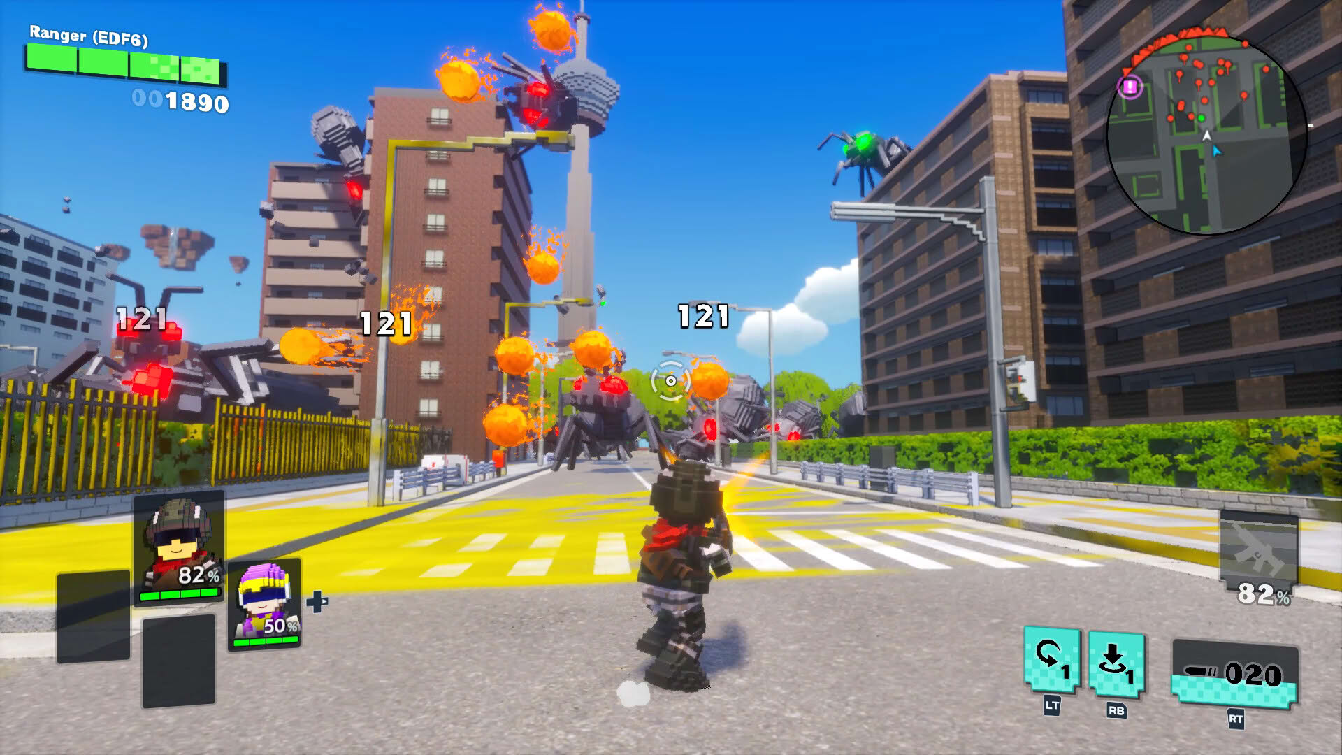 Screenshot for Earth Defense Force: World Brothers 2