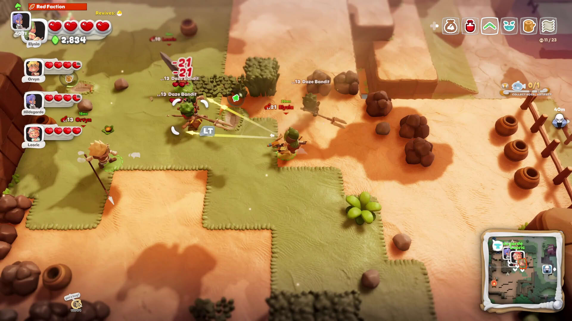 Screenshot for Scramble Knights Online