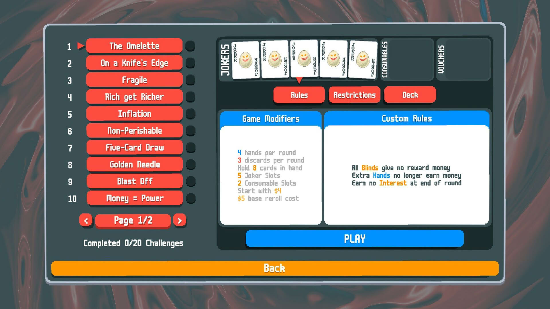 Screenshot for Balatro