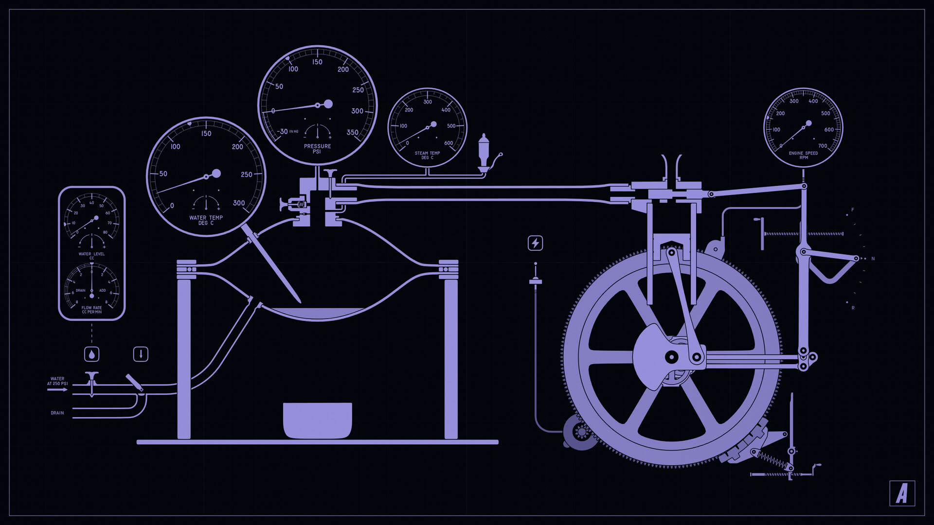 Screenshot for Steam Engine Simulator