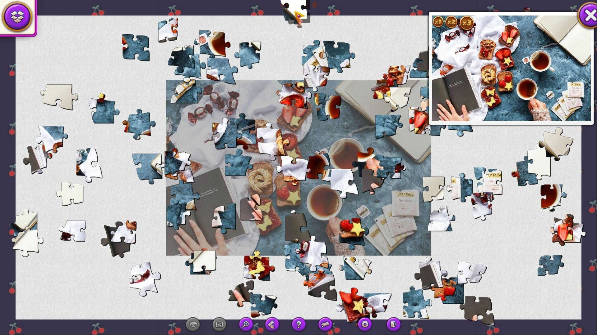 Screenshot for Tasty Jigsaw: Happy Hour 3