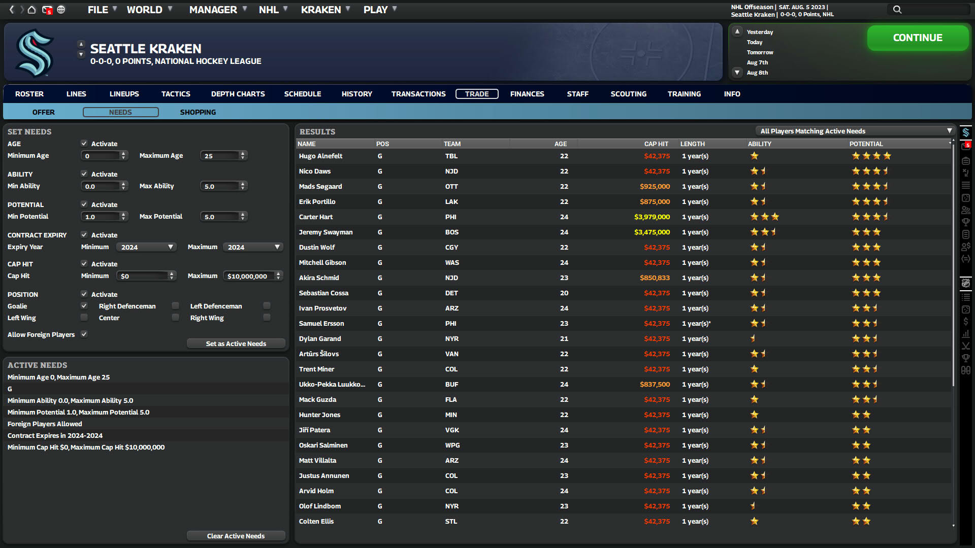 Screenshot for Franchise Hockey Manager 10