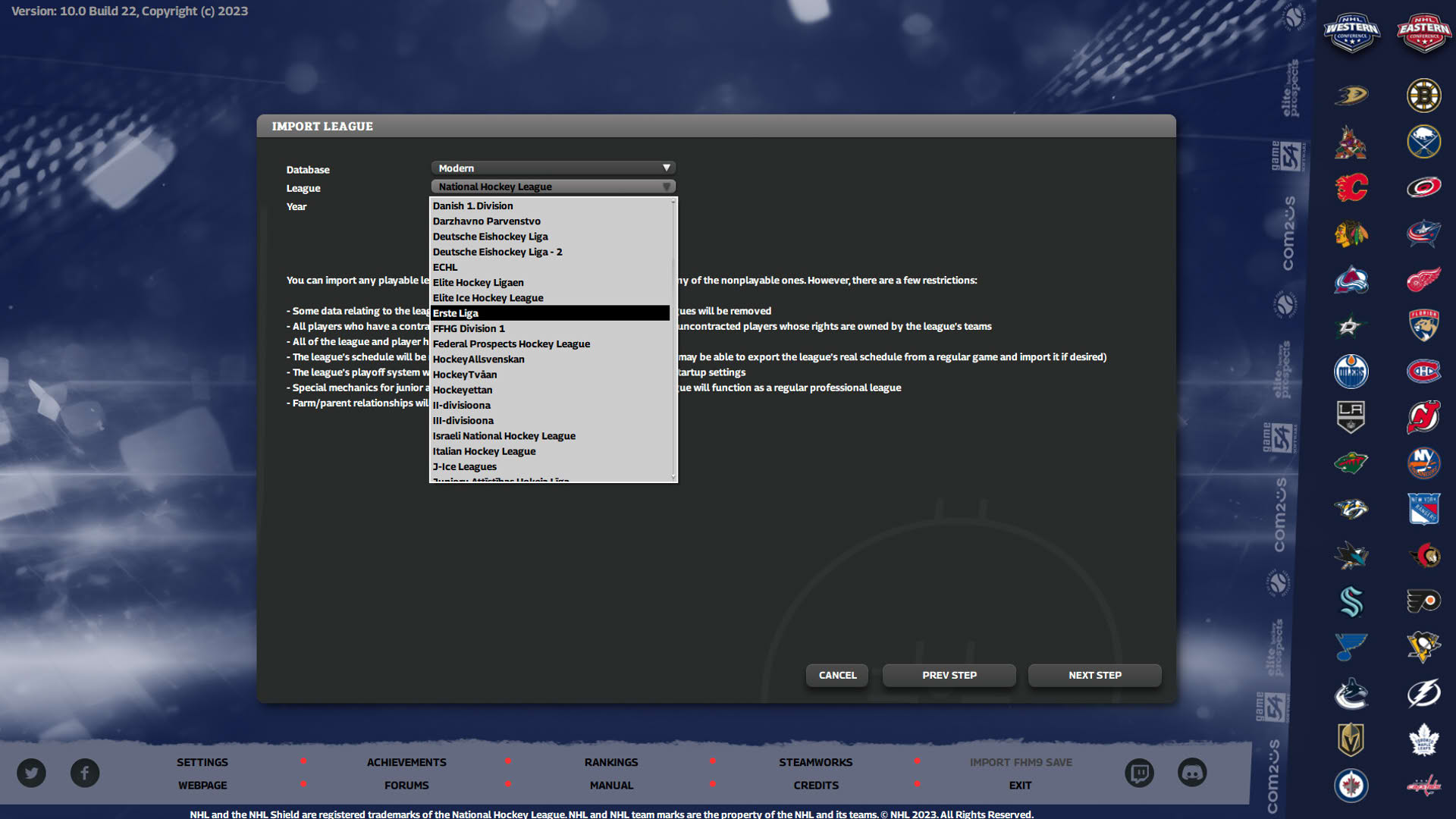 Screenshot for Franchise Hockey Manager 10