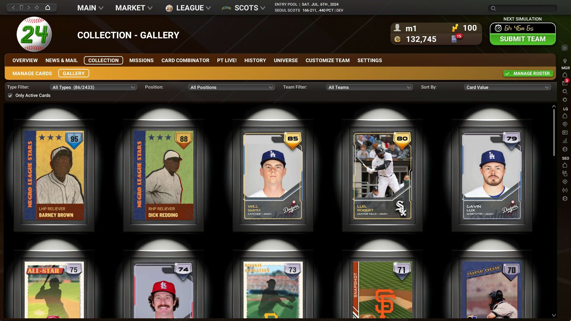 Screenshot for Out of the Park Baseball 25