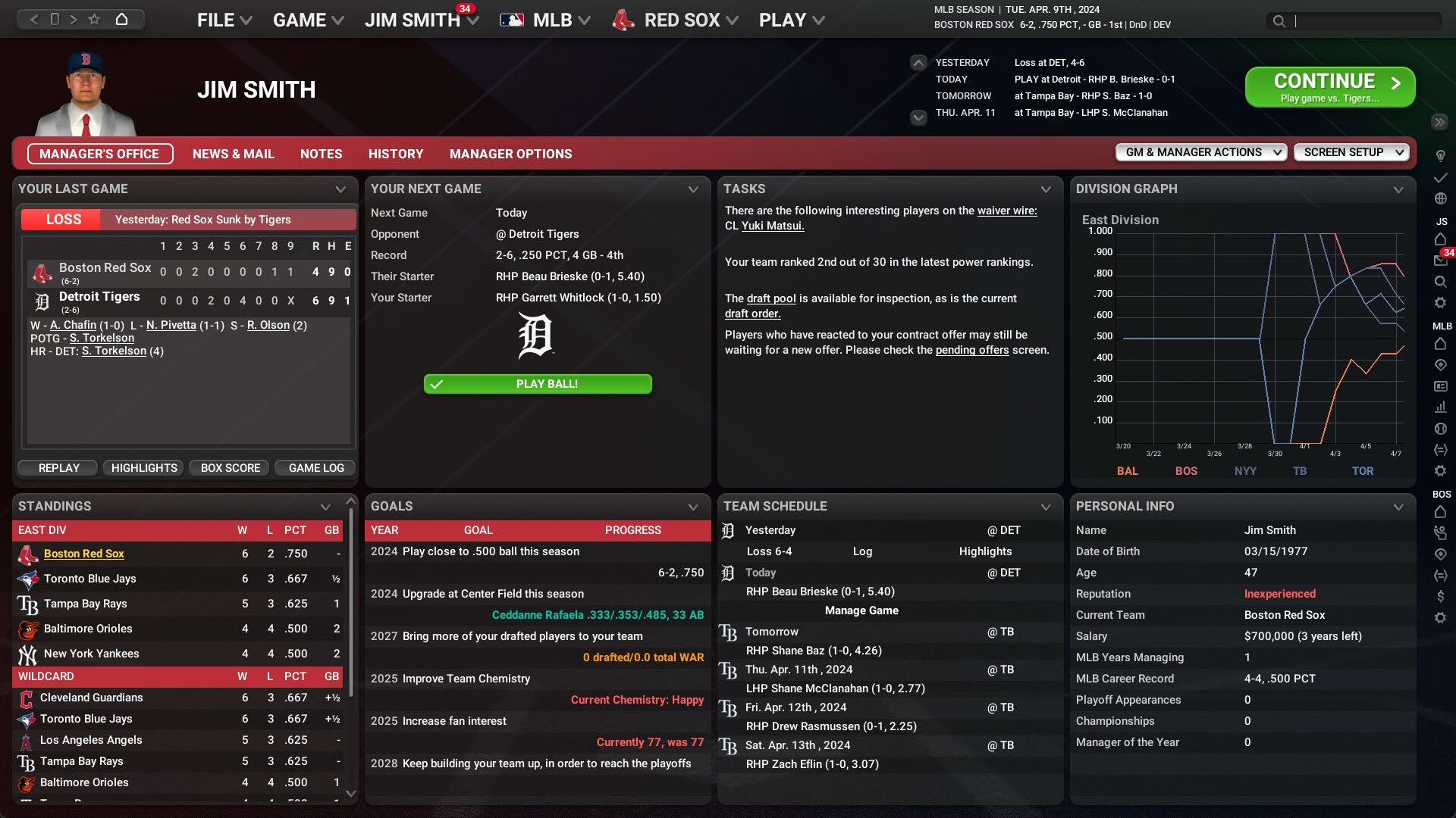 Screenshot for Out of the Park Baseball 25
