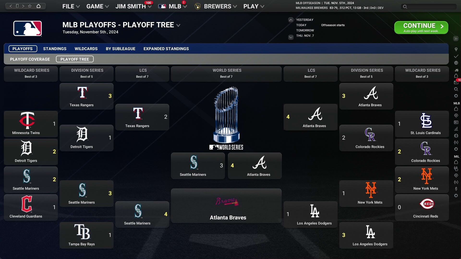 Screenshot for Out of the Park Baseball 25