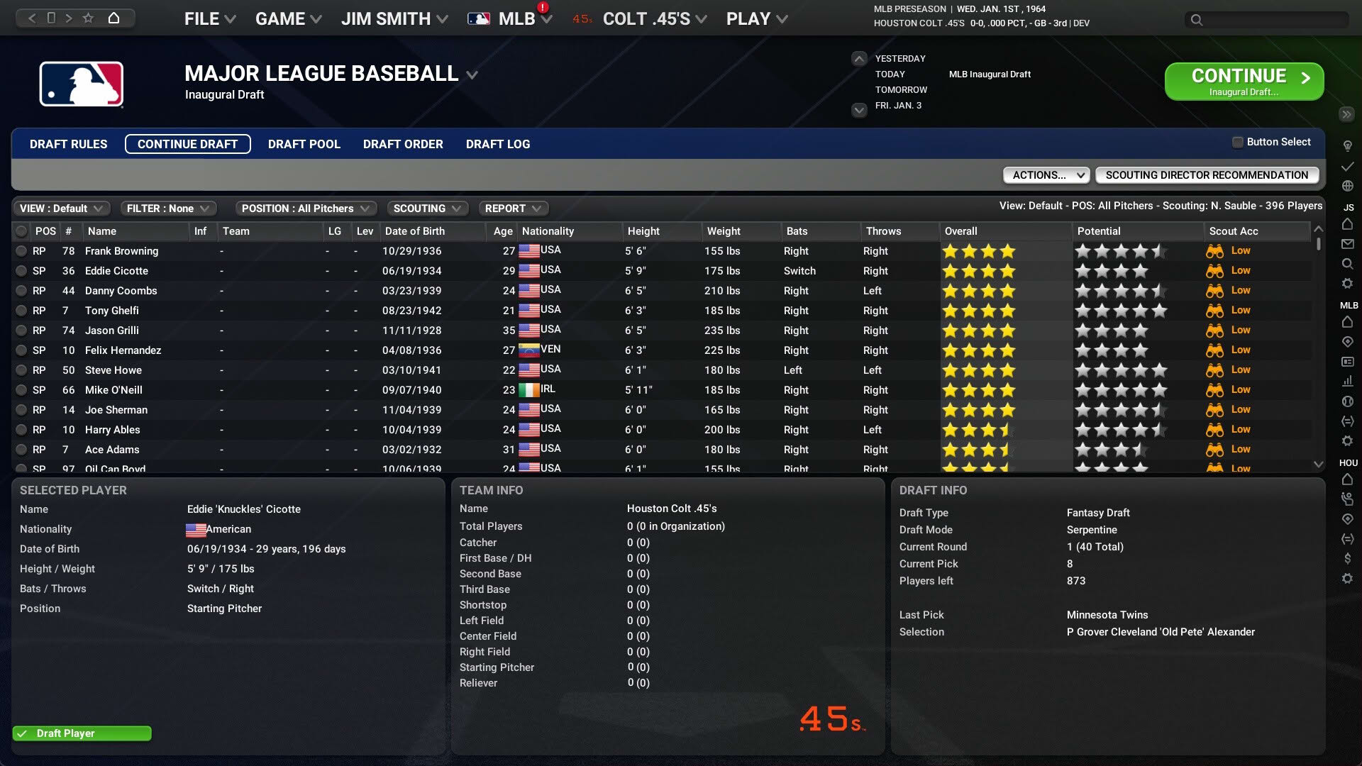 Screenshot for Out of the Park Baseball 25