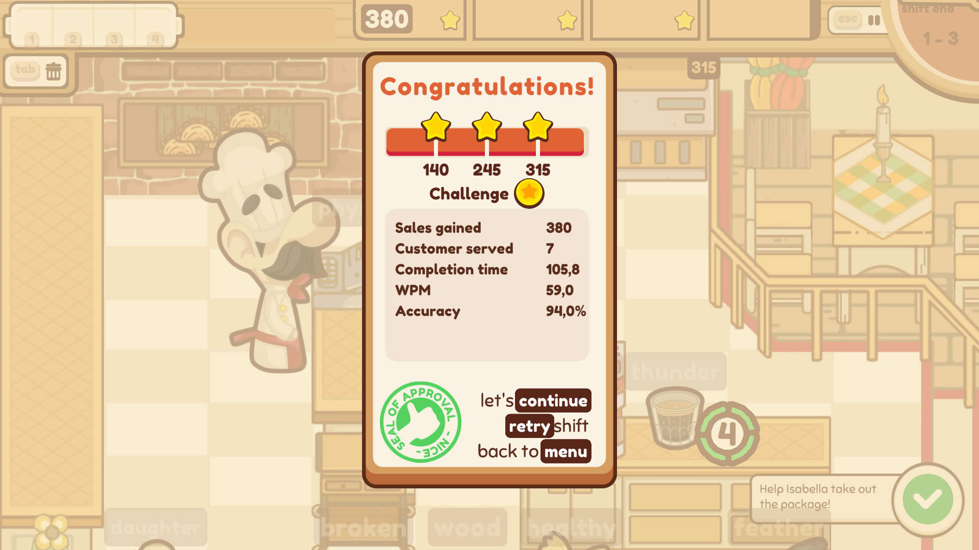 Screenshot for The Chef's Shift