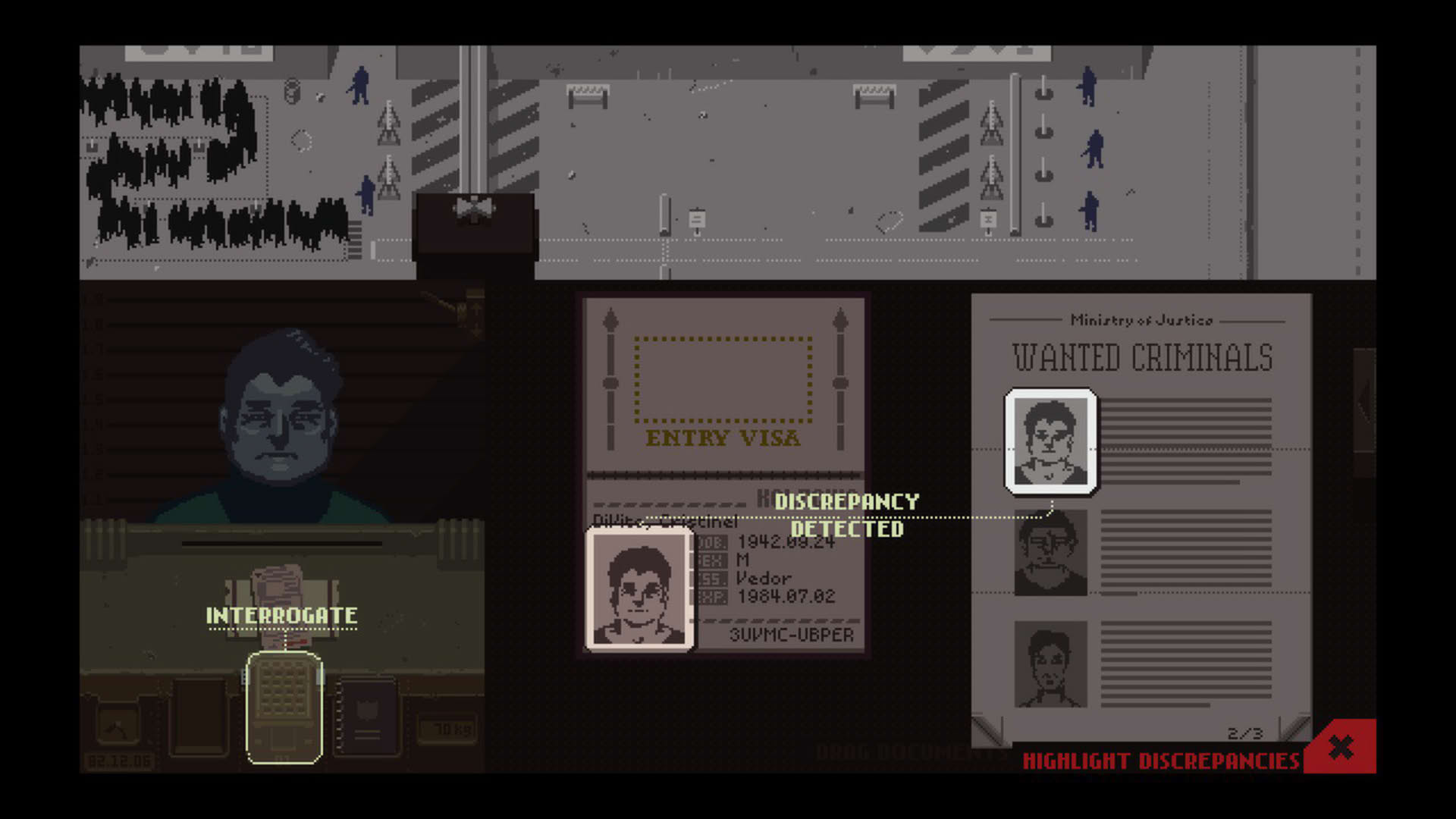 Screenshot for Papers, Please