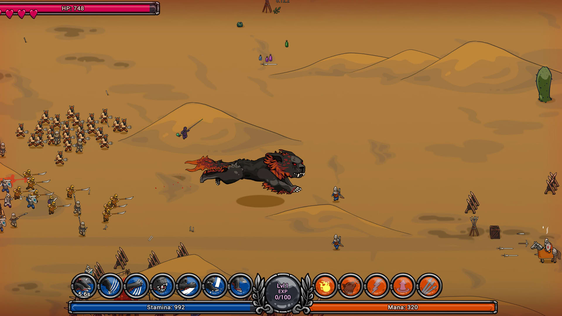 Screenshot for Monster Run: Downfall of the Empire