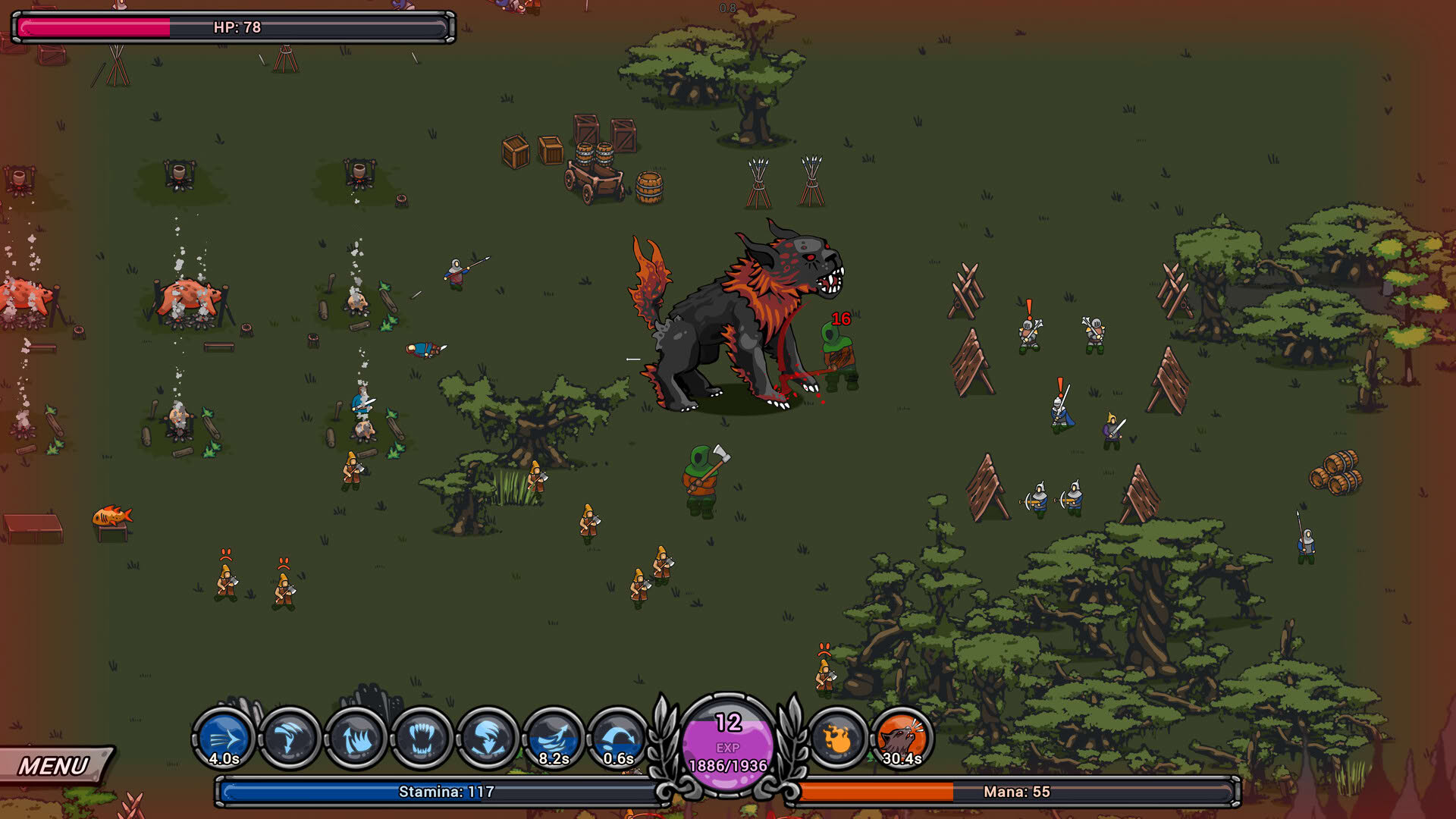 Screenshot for Monster Run: Downfall of the Empire