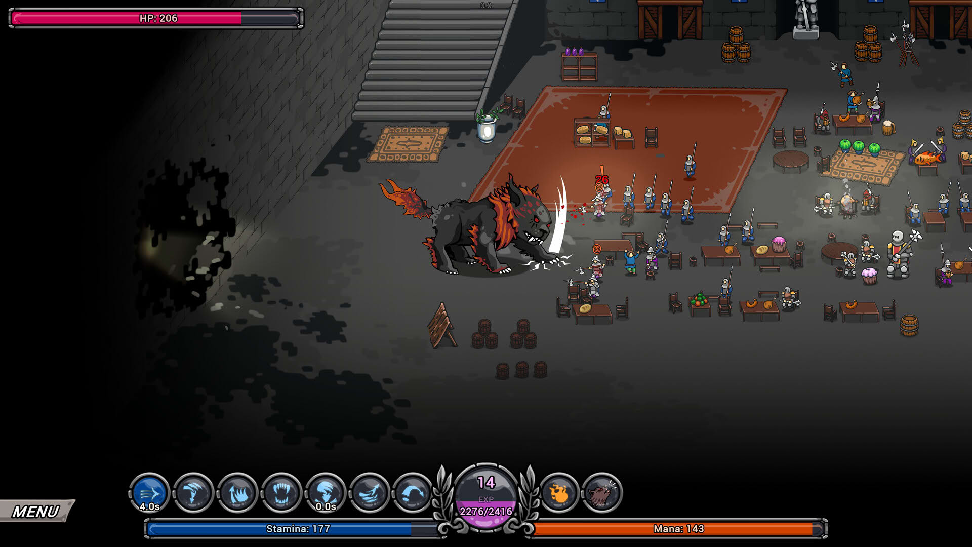 Screenshot for Monster Run: Downfall of the Empire