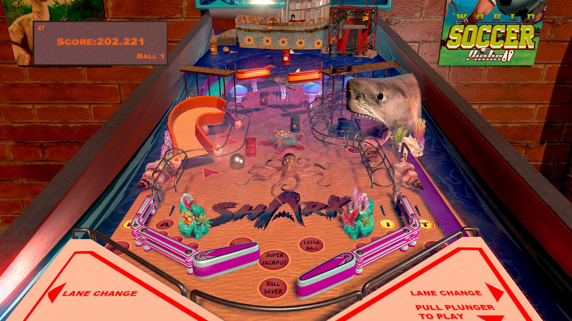 Screenshot for Shark Pinball