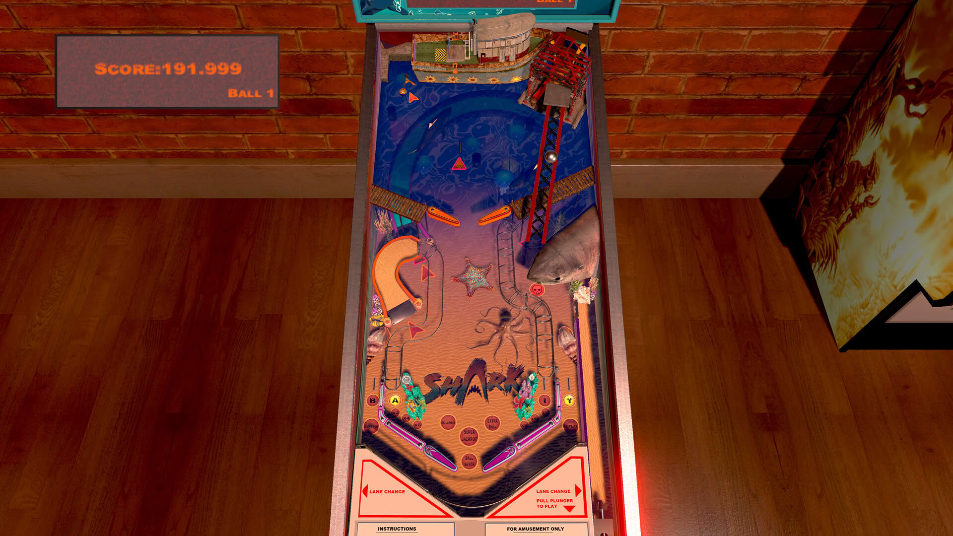 Screenshot for Shark Pinball