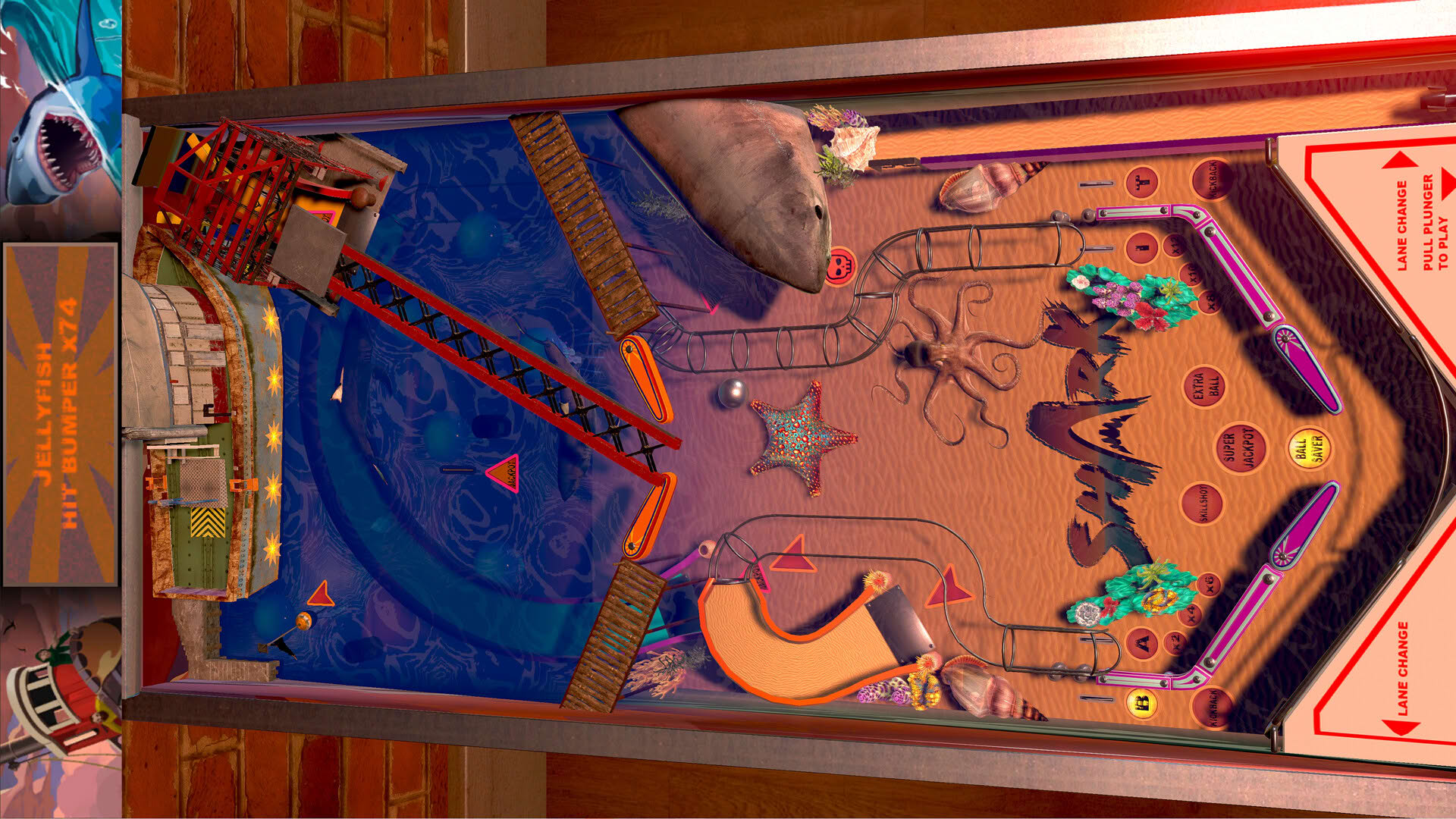 Screenshot for Shark Pinball
