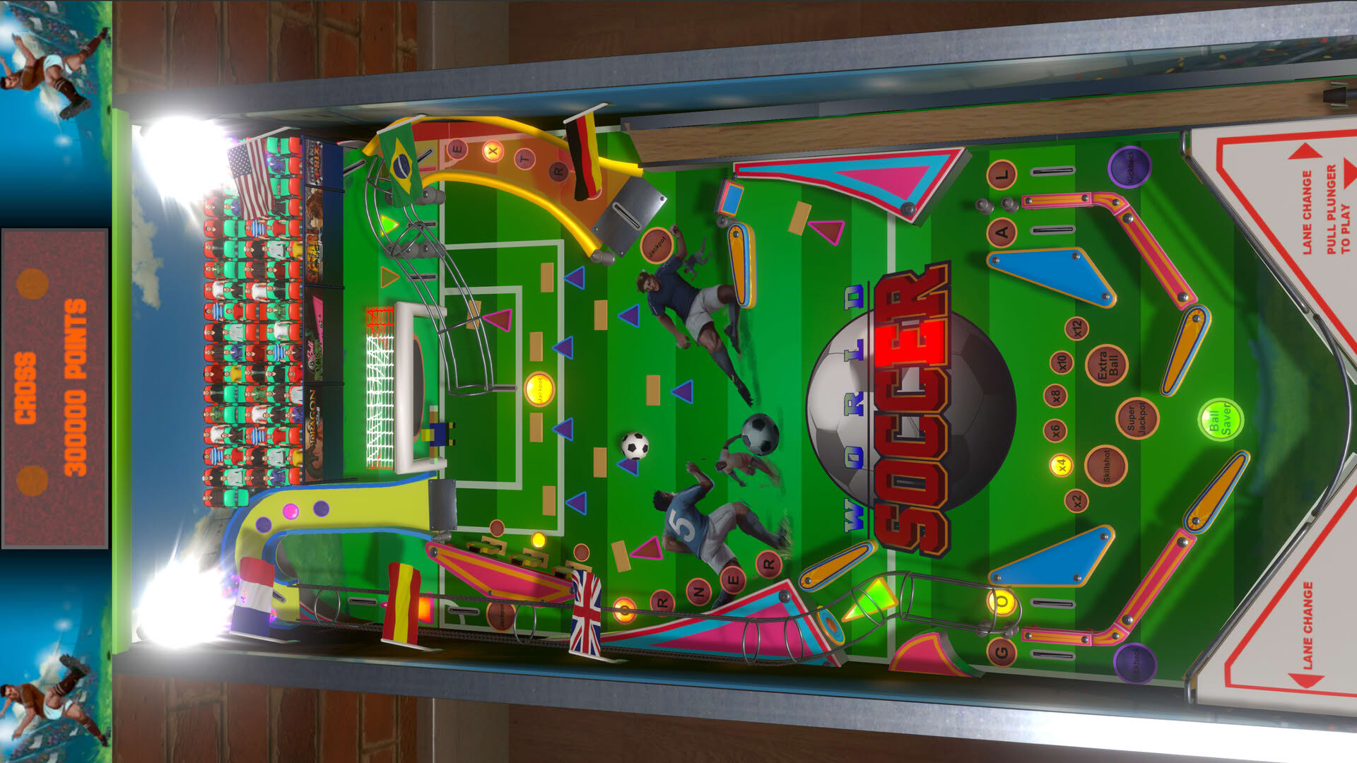 Screenshot for World Soccer Pinball