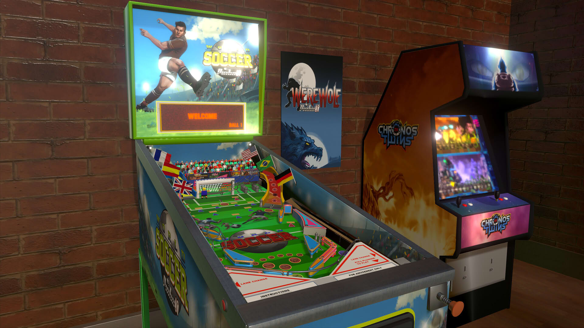 Screenshot for World Soccer Pinball