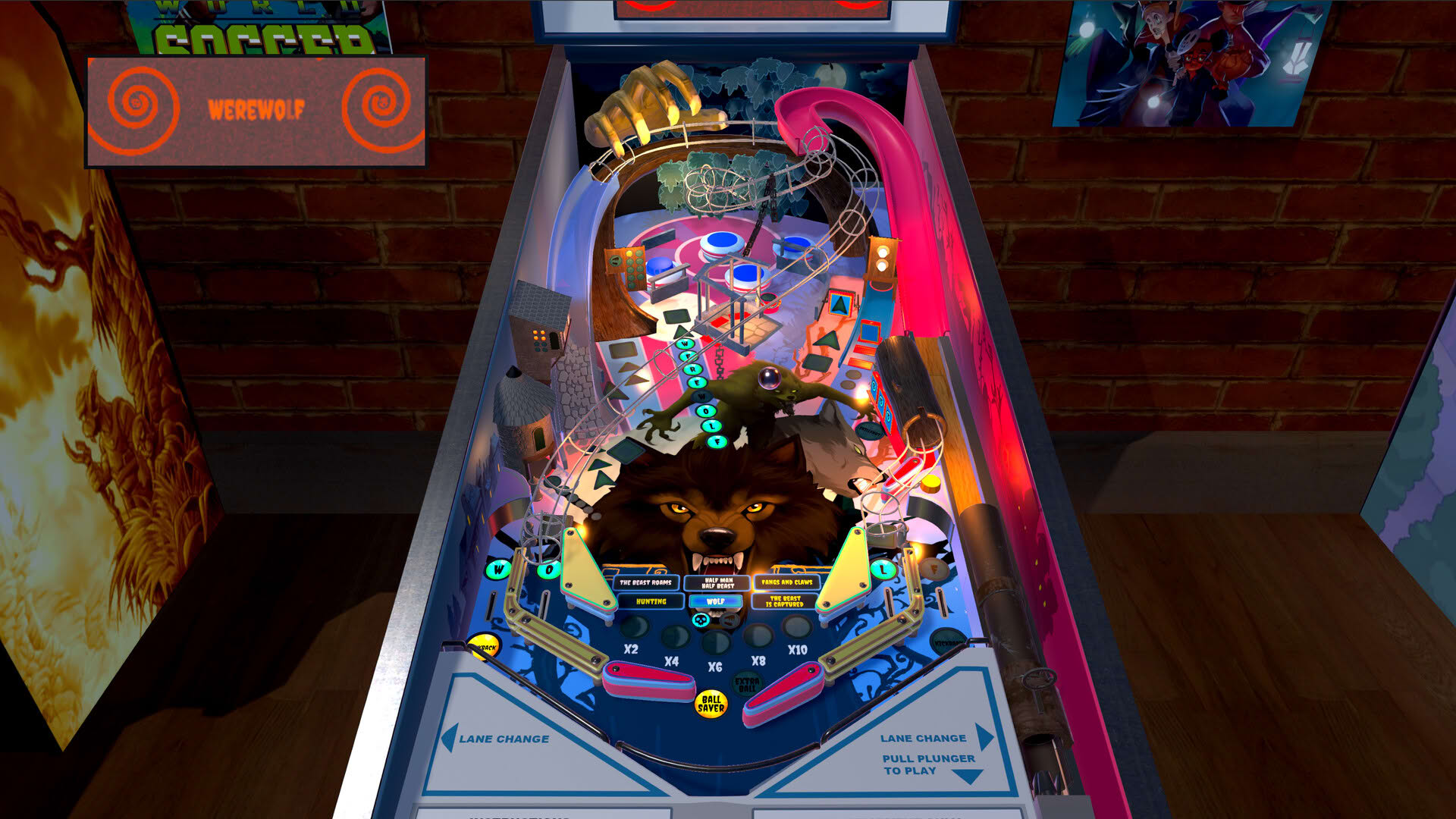 Screenshot for Werewolf Pinball