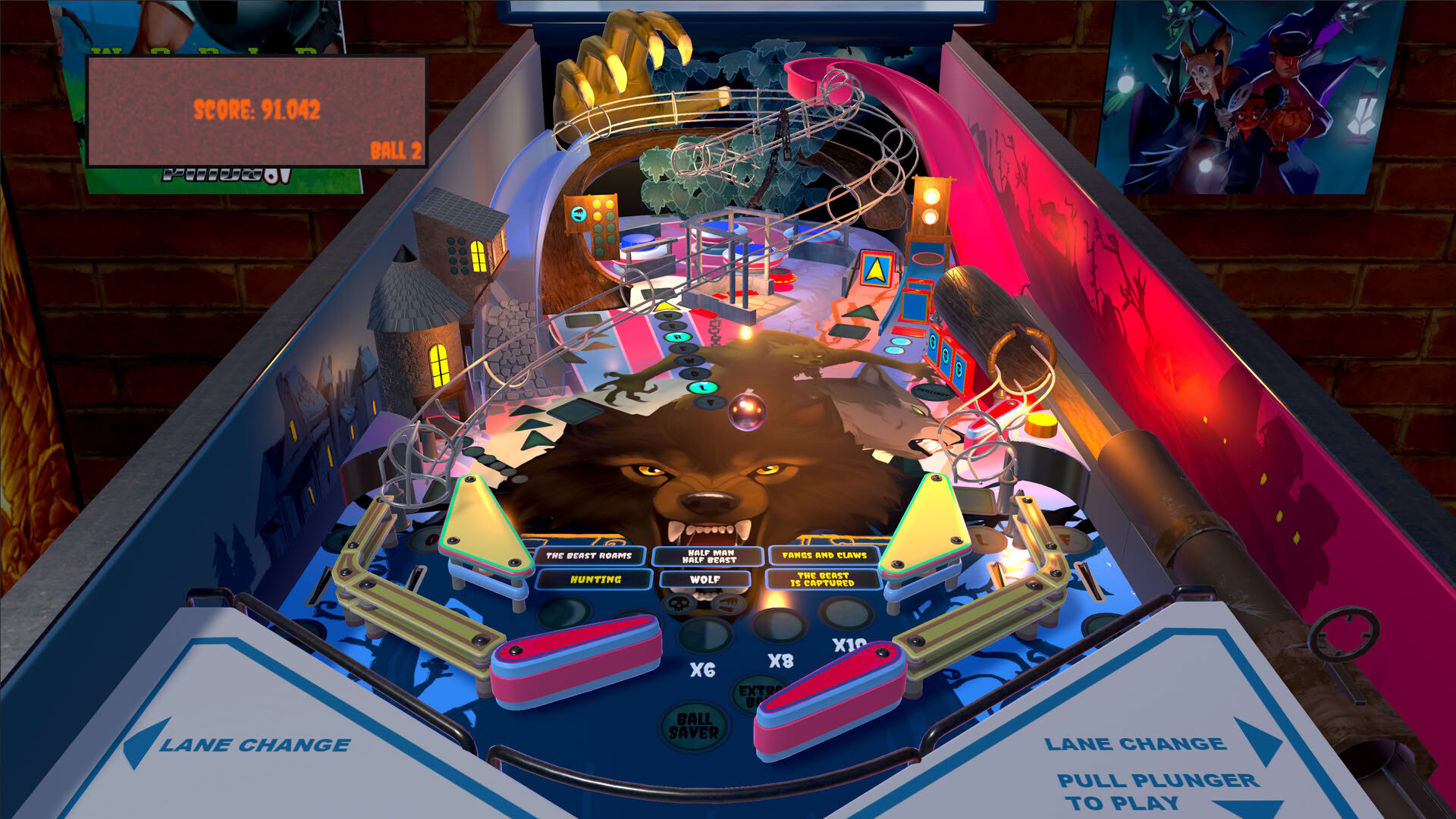 Screenshot for Werewolf Pinball