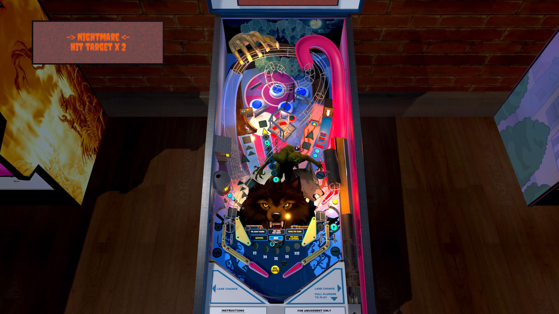 Screenshot for Werewolf Pinball