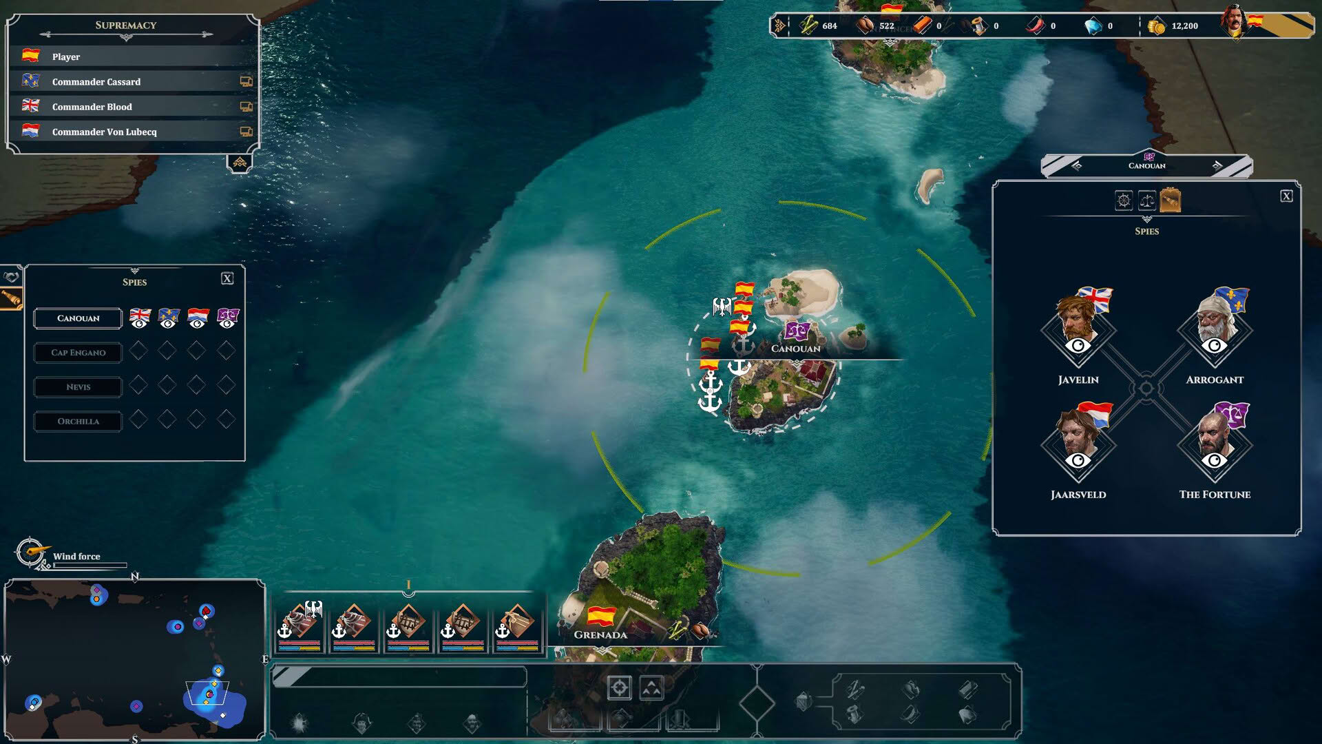 Screenshot for Corsairs: Battle of the Caribbean